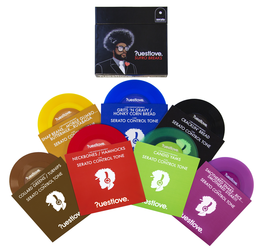 Questlove 'Sufro Breaks' 7'' Serato Pressing boxset