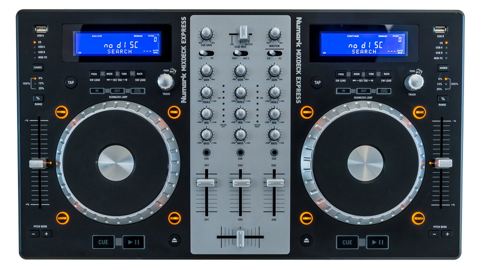 Numark MixDeck Express Serato Compatible DJ Hardware