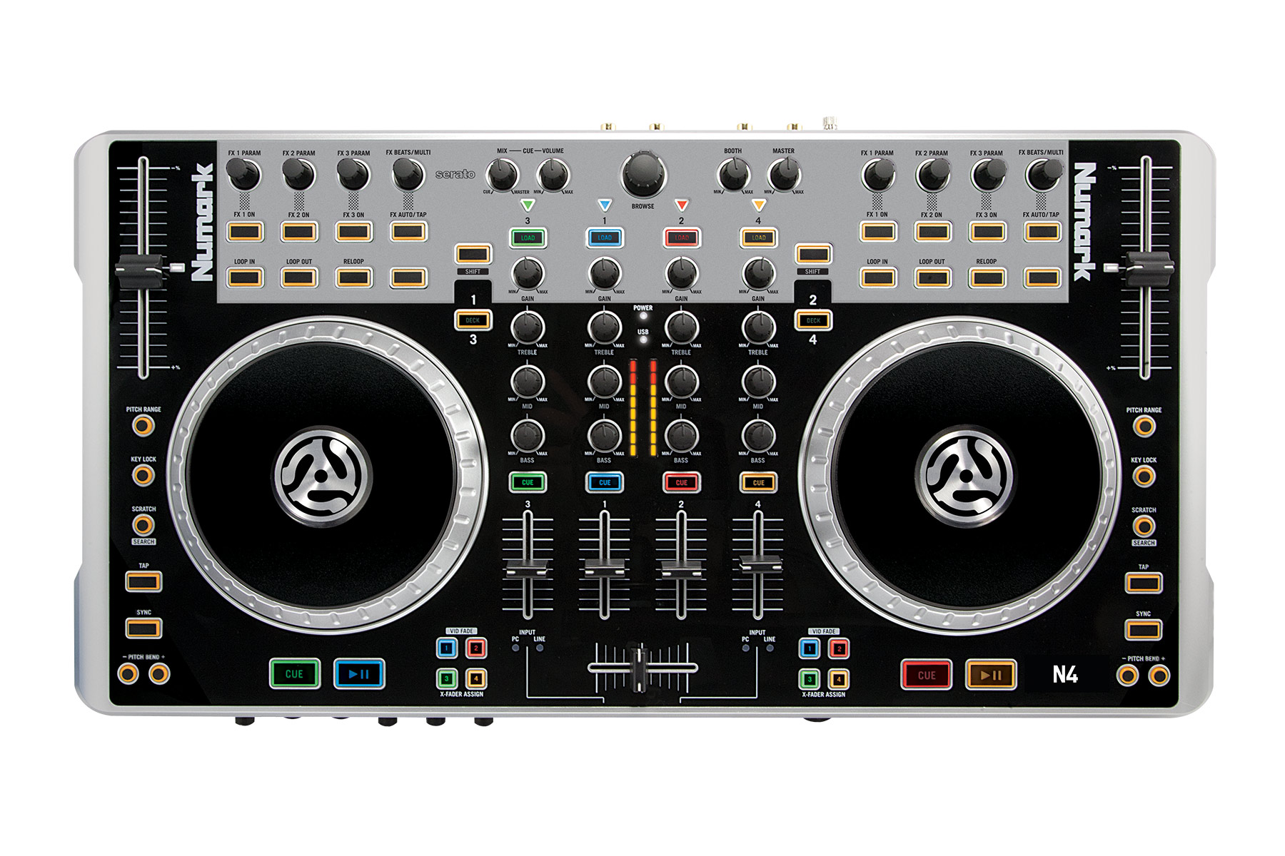 Numark N4 Serato DJ DJ Hardware Learn More