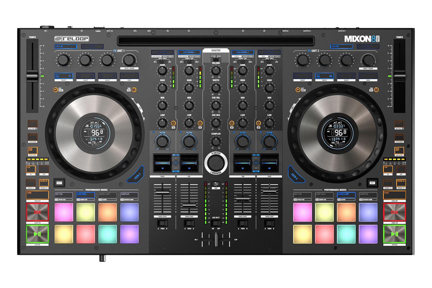 Want to upgrade my equipment Rane Four or Reloop Mixon 8 r/Beatmatch