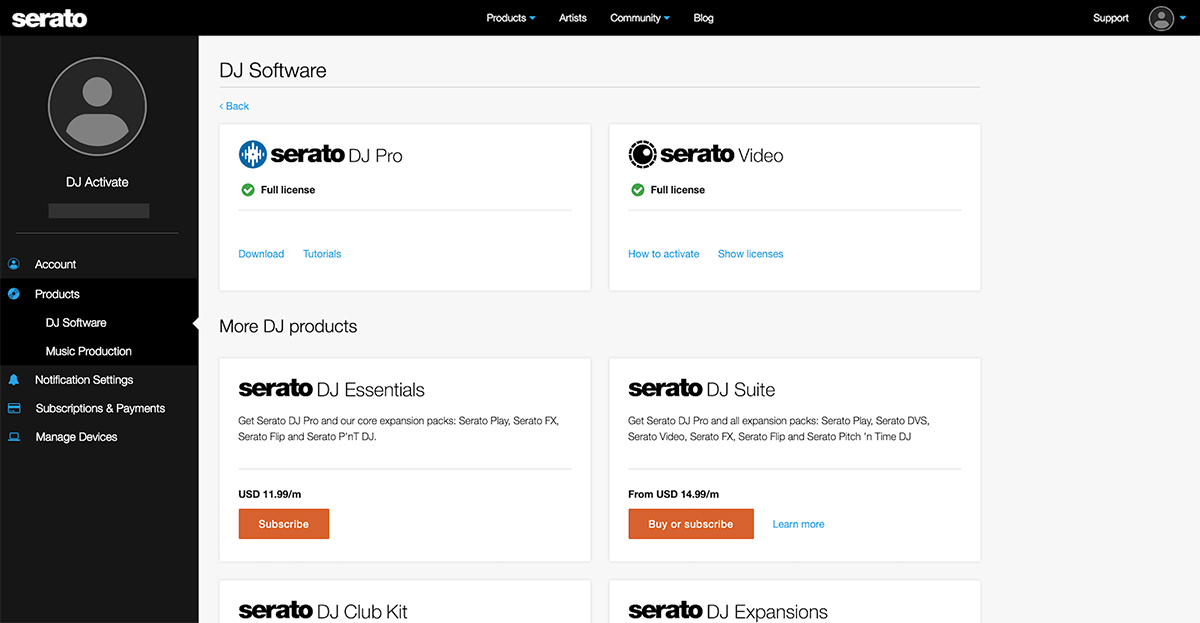 How to activate Serato Video