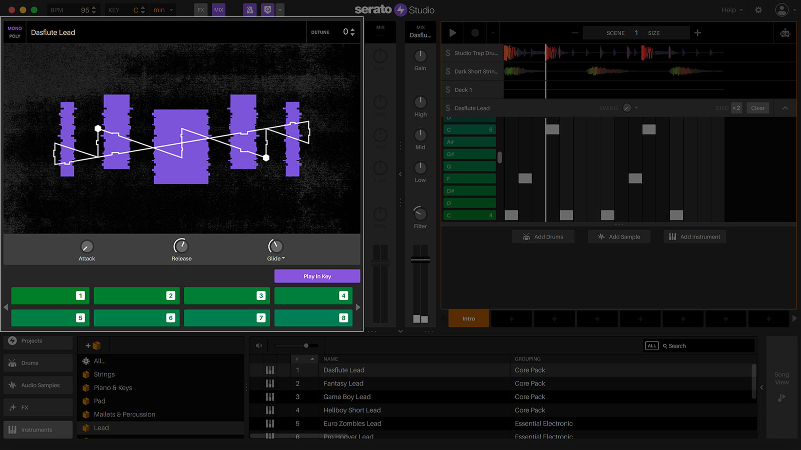 Add topline melodies