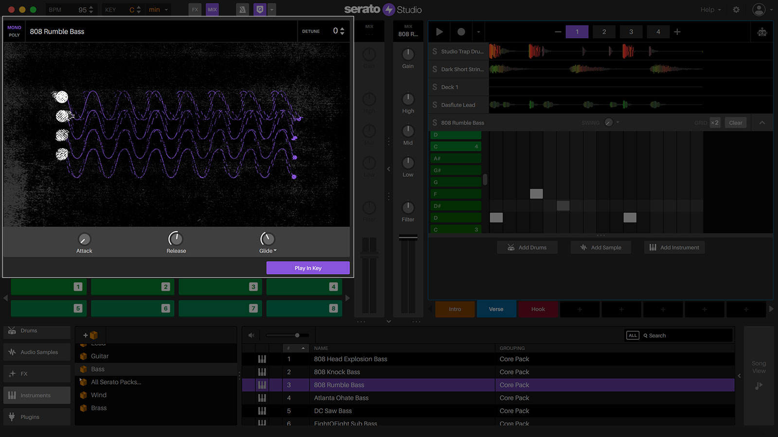 Add a bassline