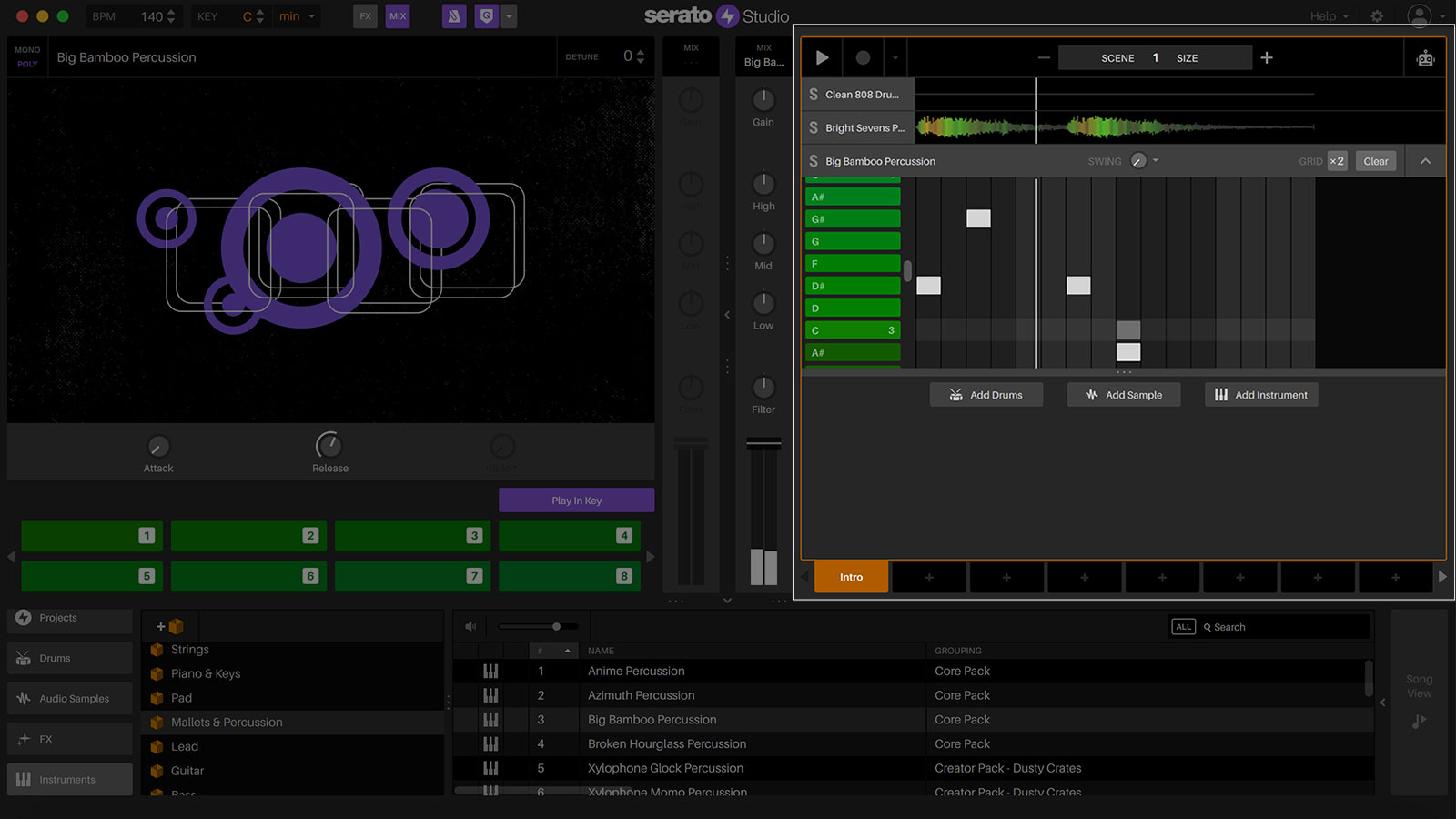 Layer in chords and melodies