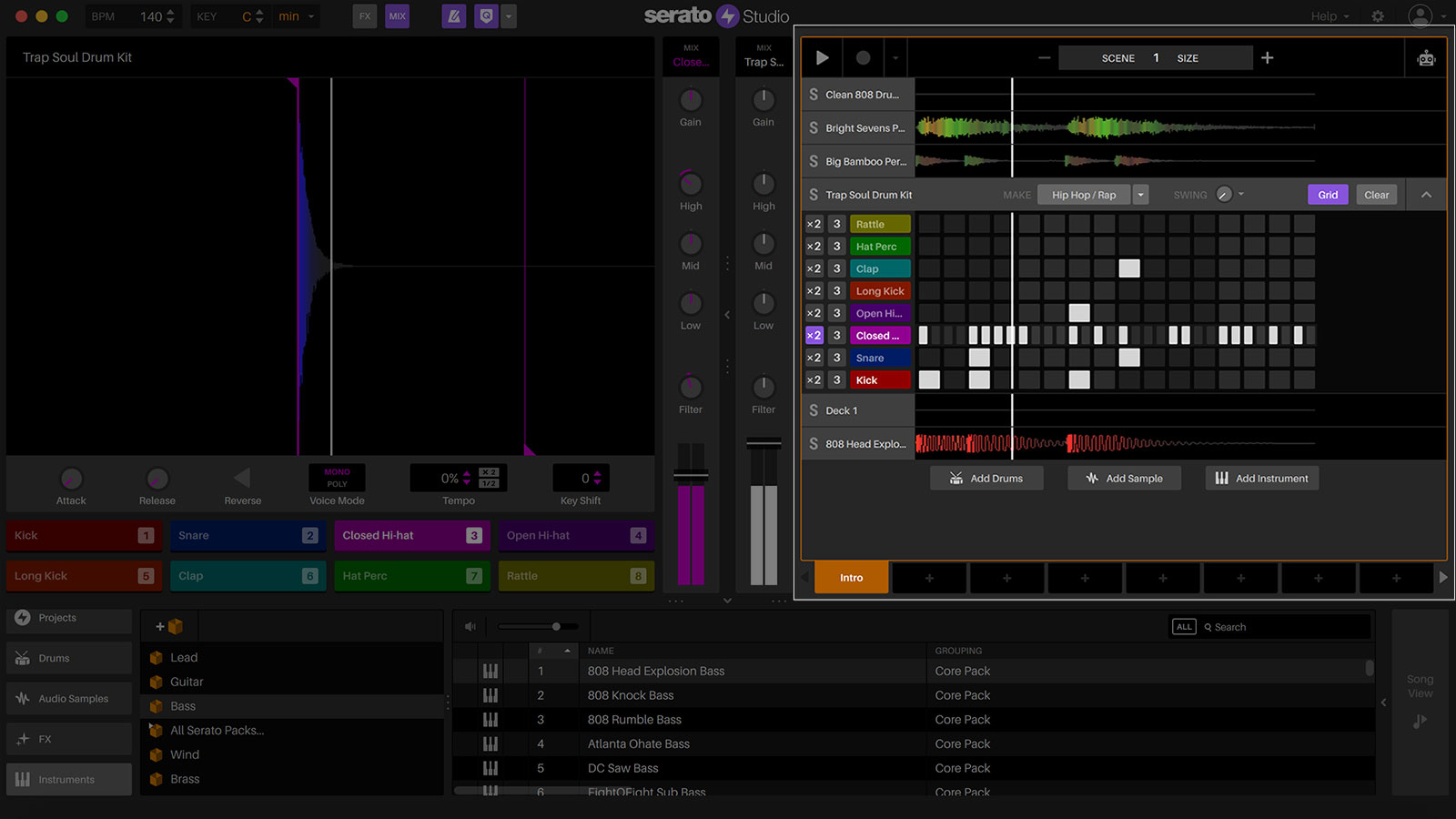 Add drums and 808s