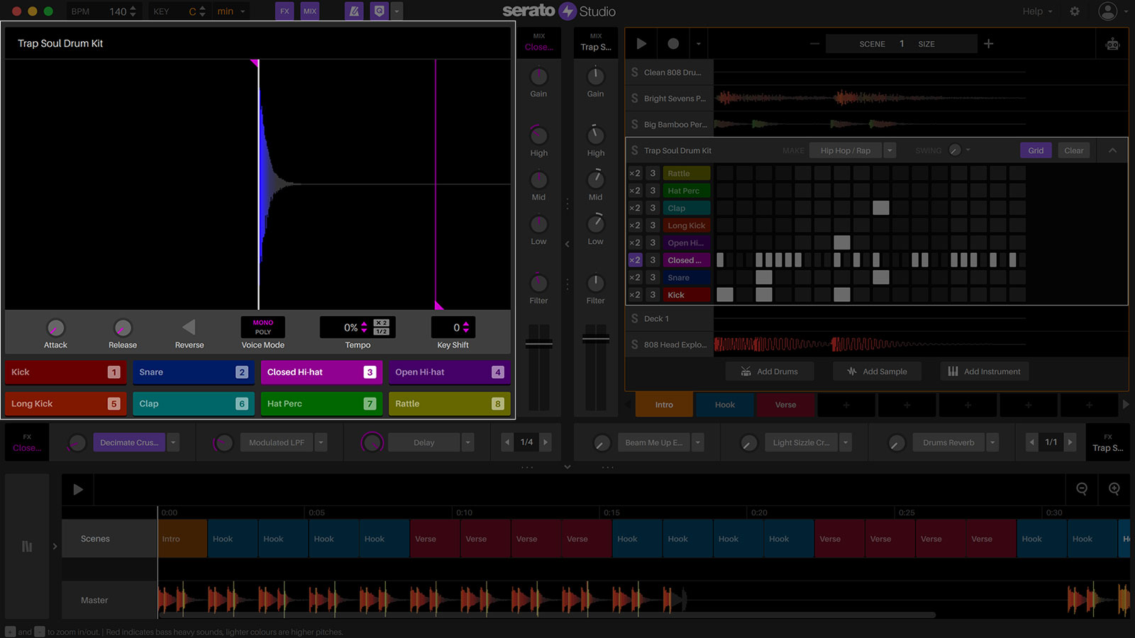 Add samples and FX