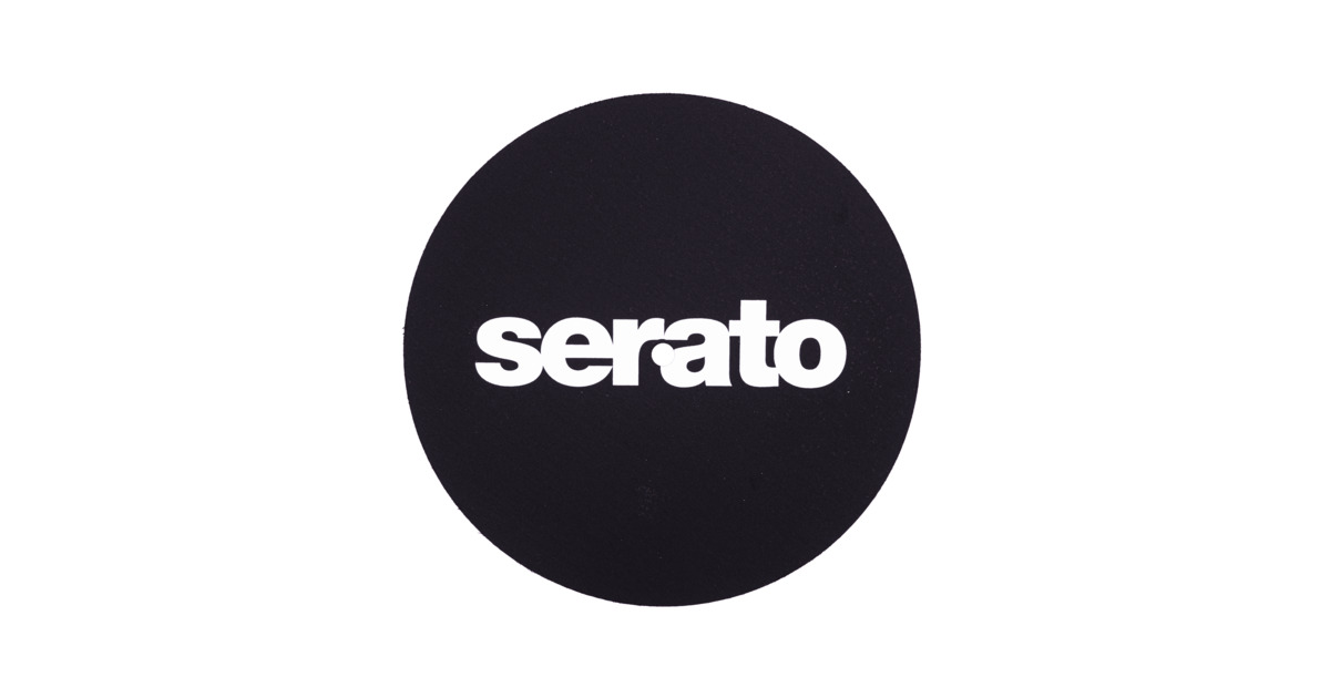 7" Serato ‘Butter Rug’ Slipmat (Black with white logo)